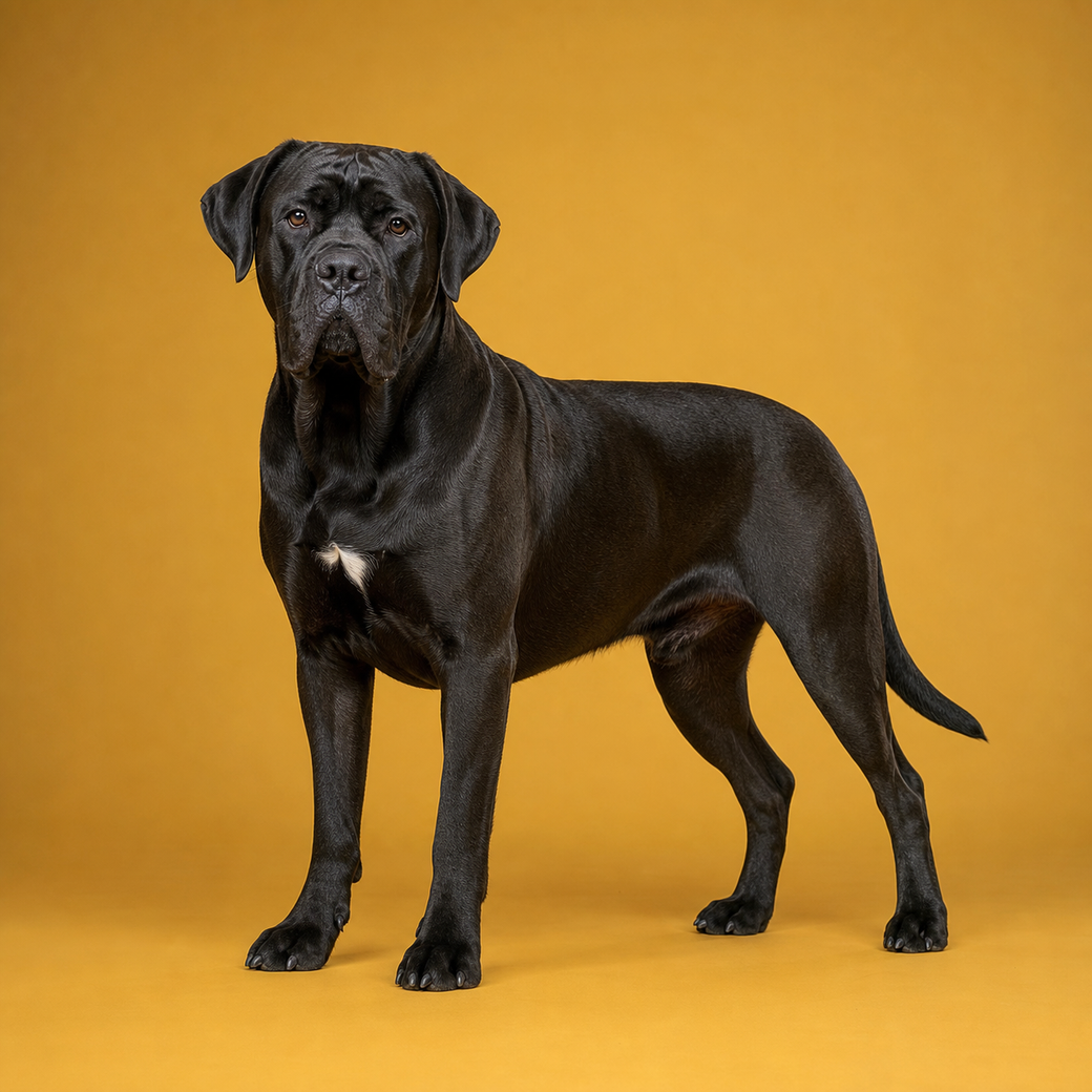 Cane Corso, studio portrait
