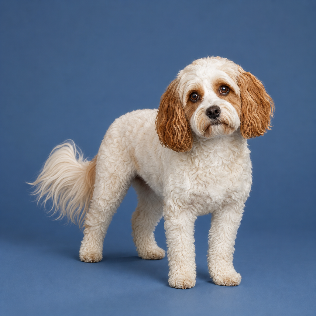 Cavachon, studio portrait