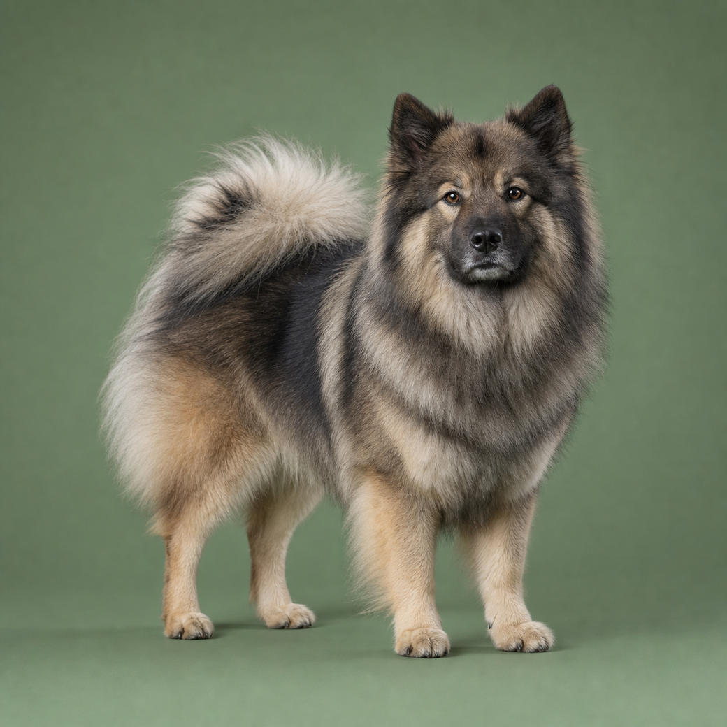 Eurasier, studio portrait