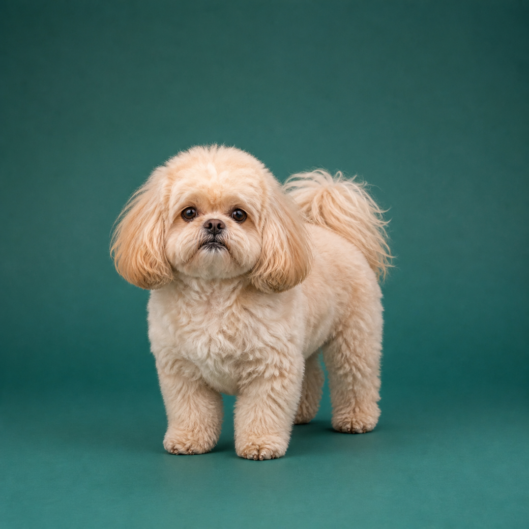 Pekepoo, studio portrait
