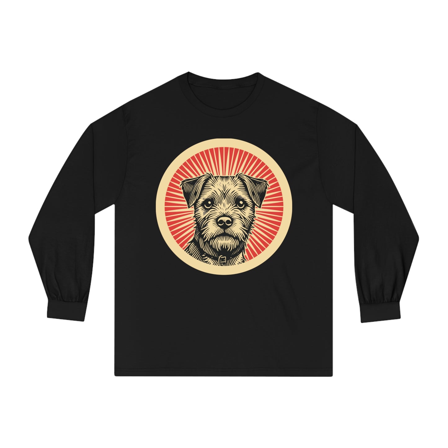 Border Terrier Long Sleeve Tee for Adults