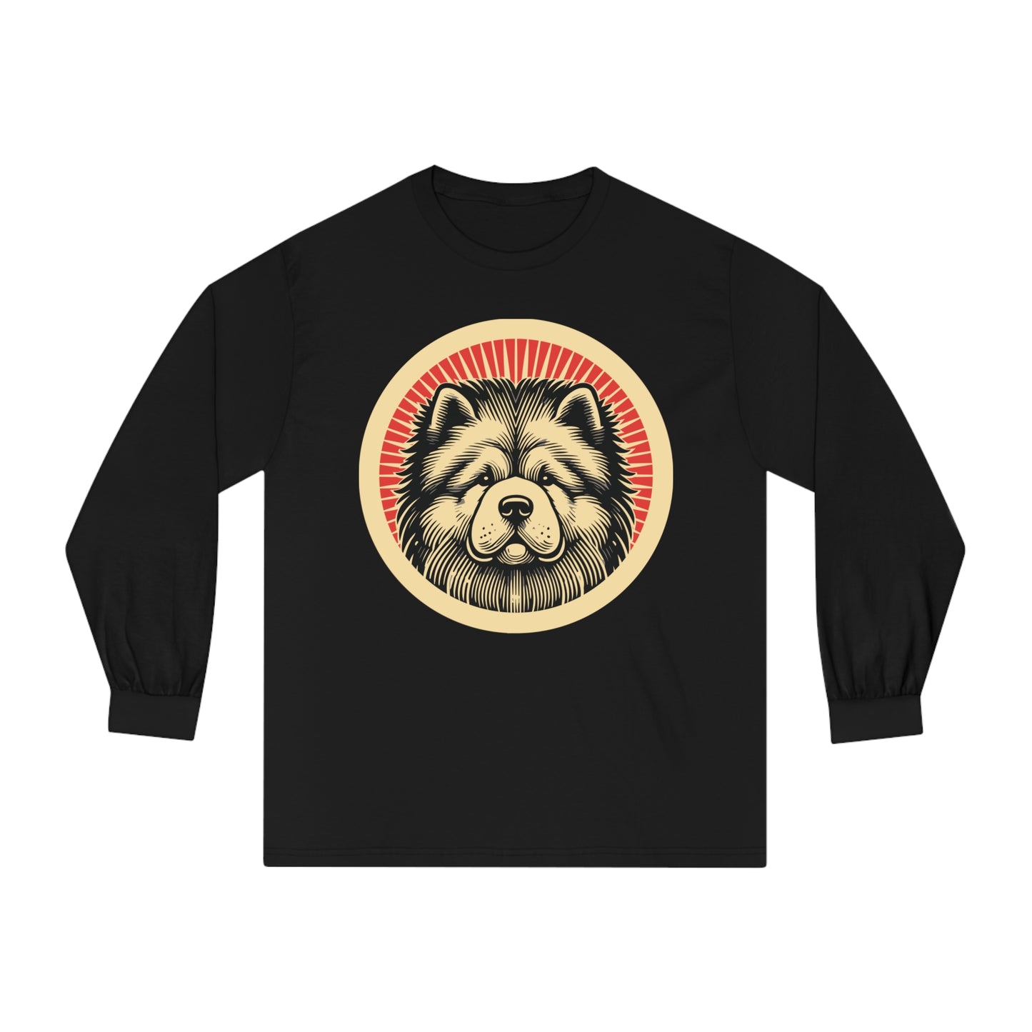 Chow Chow Long Sleeve Tee for Adults