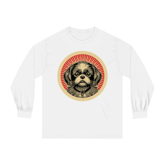 Pekepoo Long Sleeve Tee for Adults