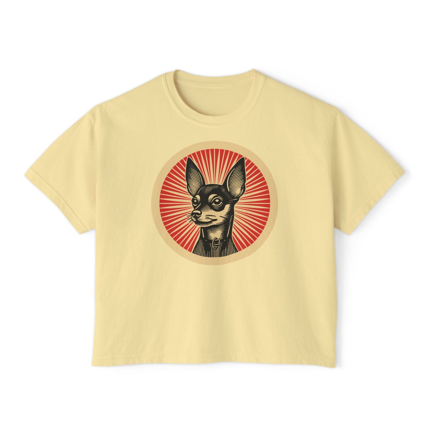 Miniature Pinscher Boxy Tee for Women