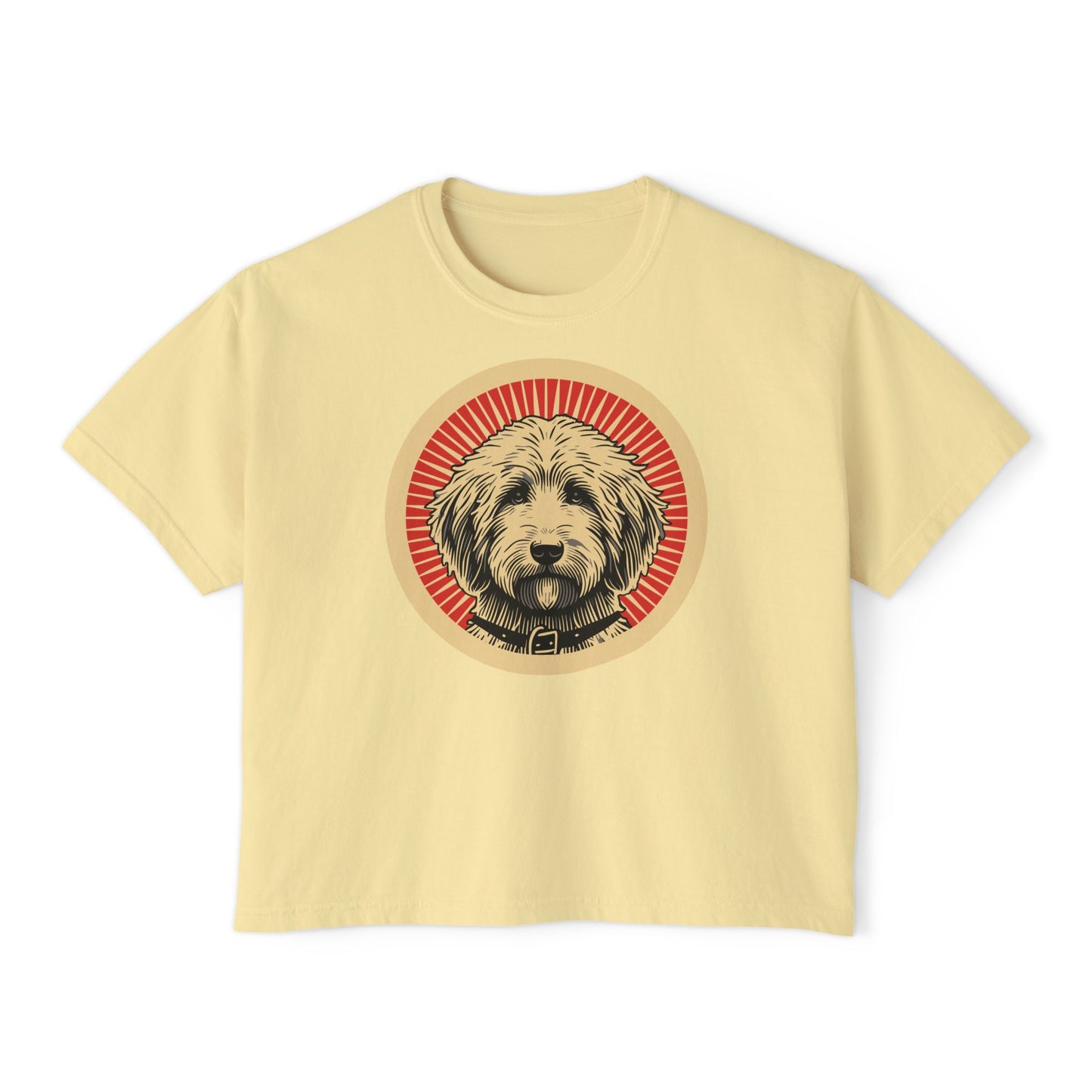 Goldendoodle Boxy Tee for Women
