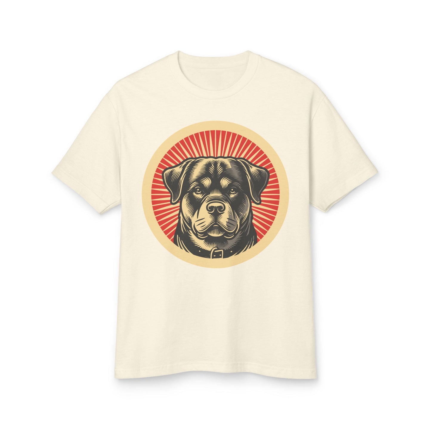 Rottweiler Heavyweight Cotton T-Shirt for Adults