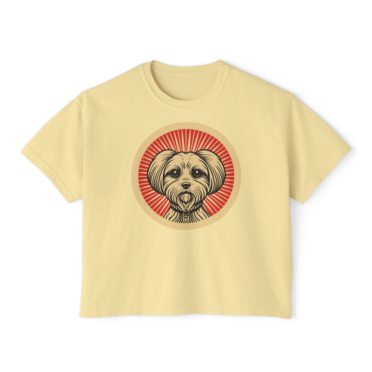Maltese Boxy Tee for Women