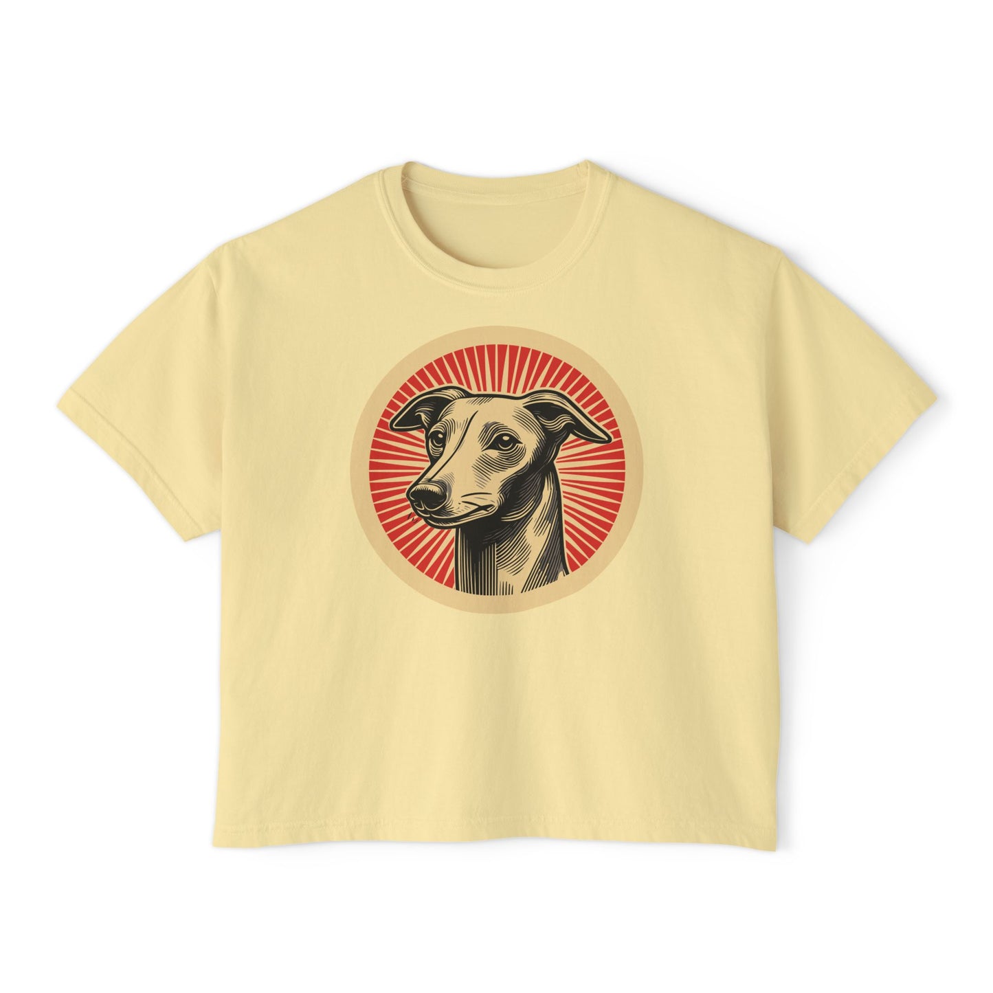 Italian Greyhound Boxy Tee for Women