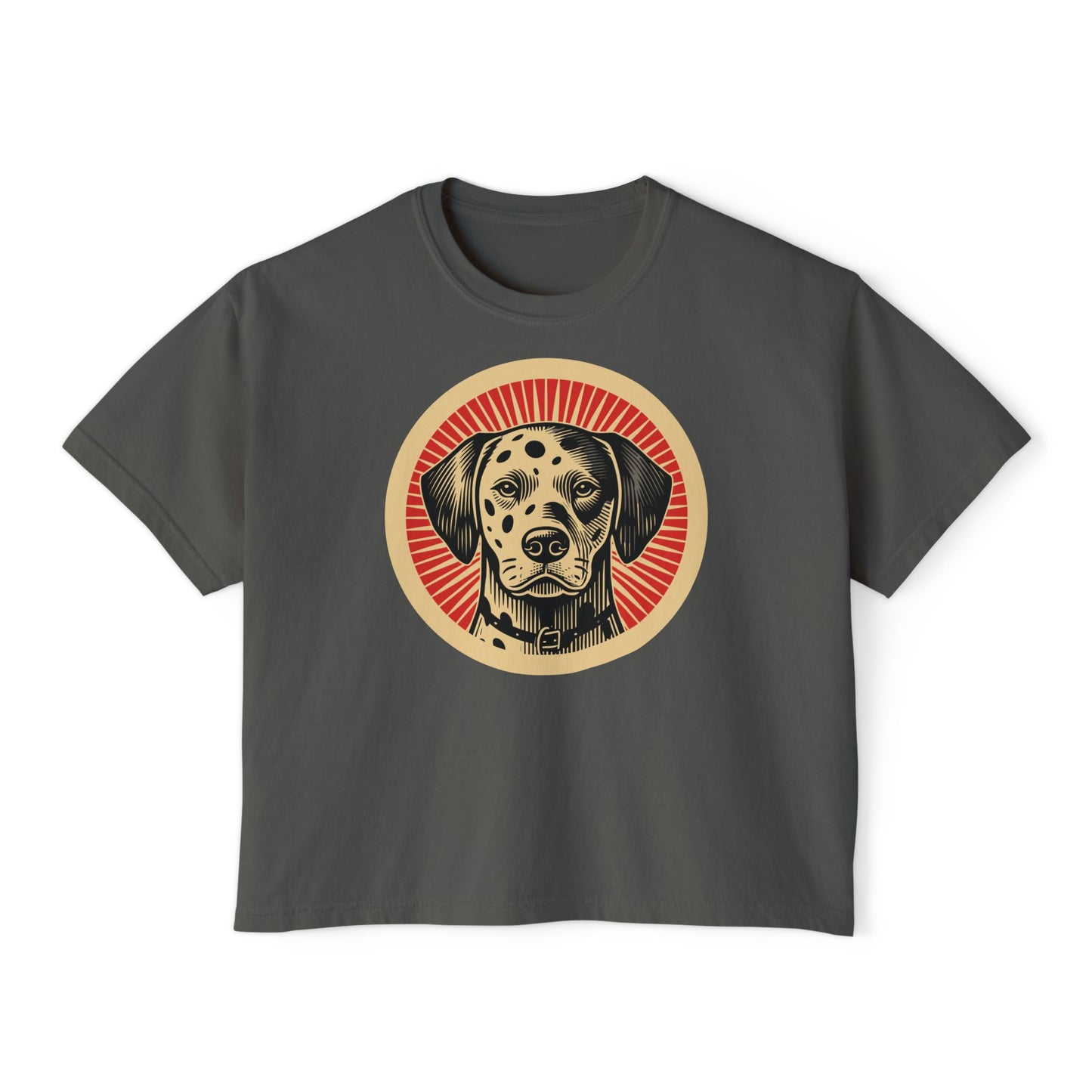 Dalmatian Boxy Tee for Women
