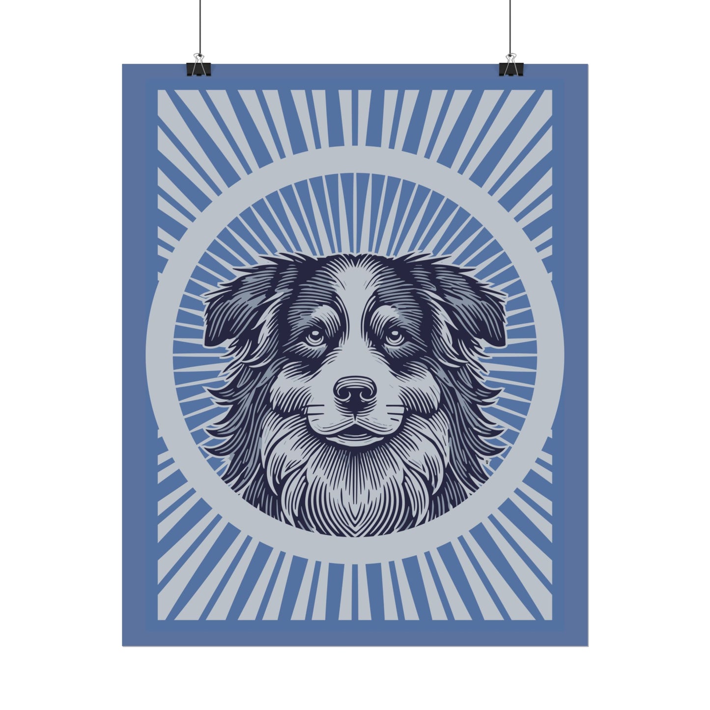Border Collie Art Print