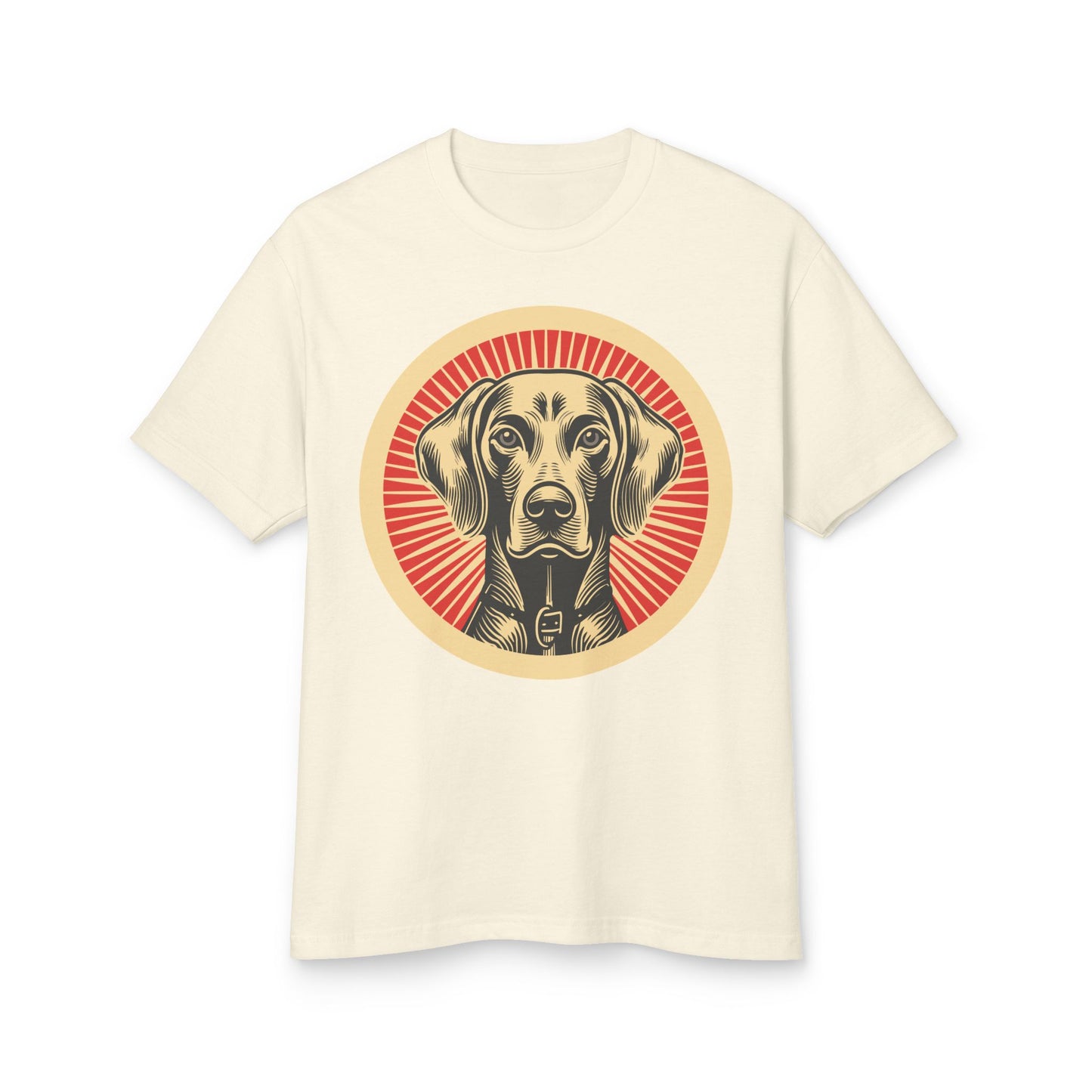 Weimaraner Heavyweight Cotton T-Shirt for Adults