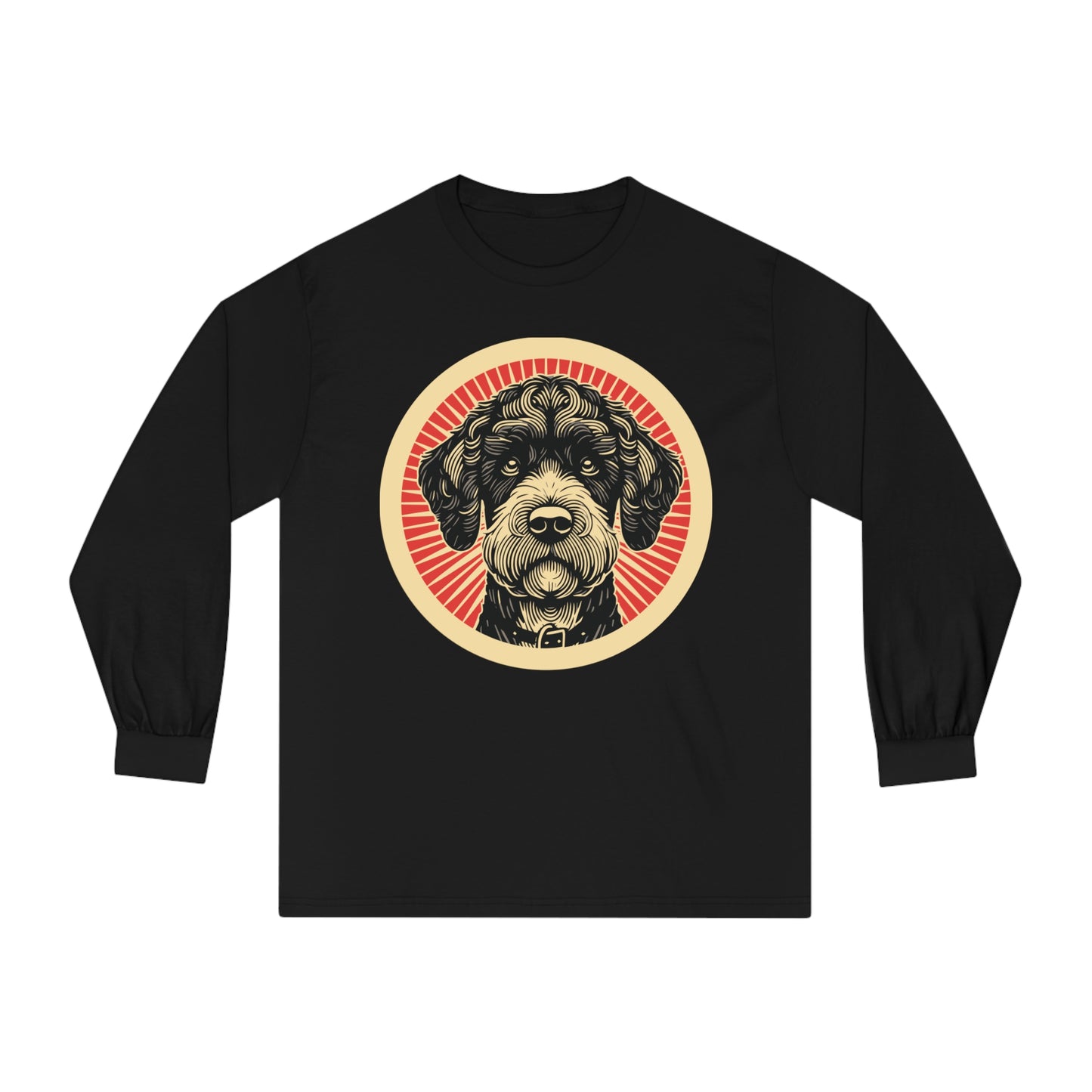 Boxerdoodle Long Sleeve Tee for Adults