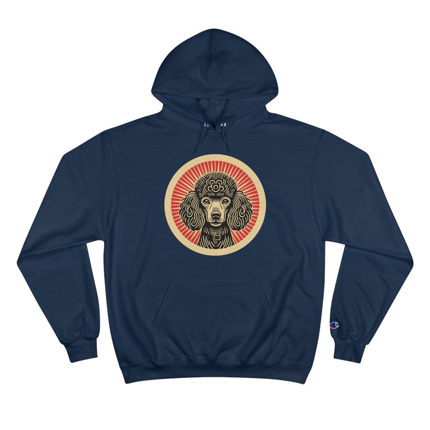 Poodle Hoodie for Adults