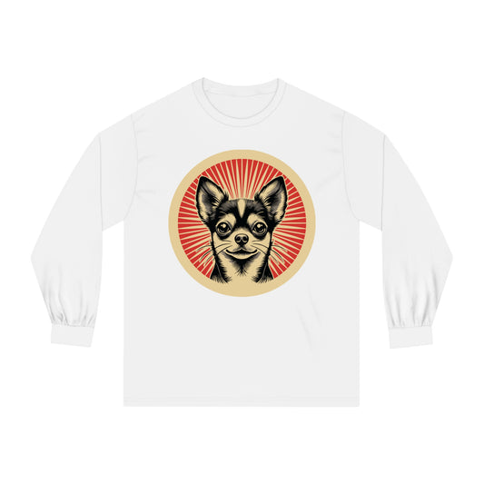 Chihuahua Long Sleeve Tee for Adults