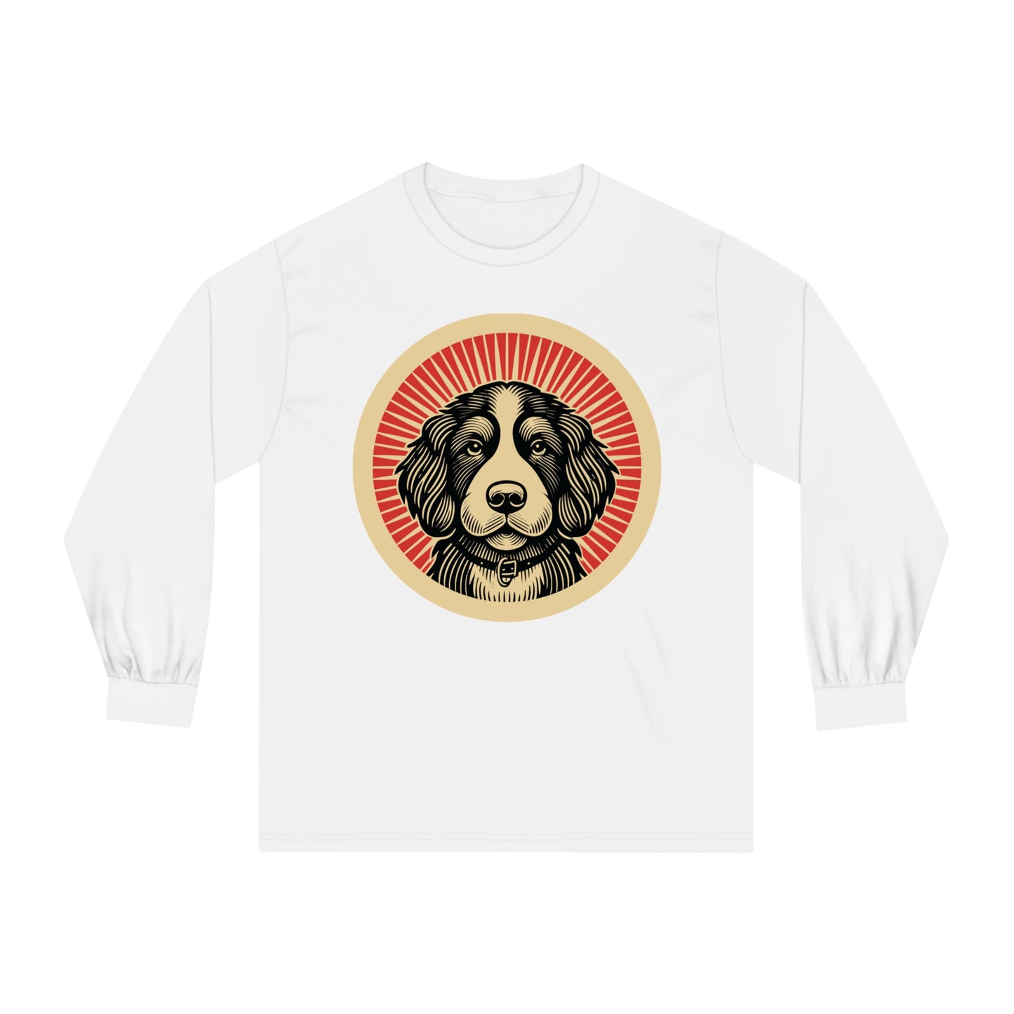Bernedoodle Long Sleeve Tee for Adults