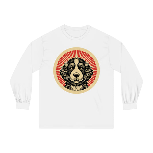 Bernedoodle Long Sleeve Tee for Adults
