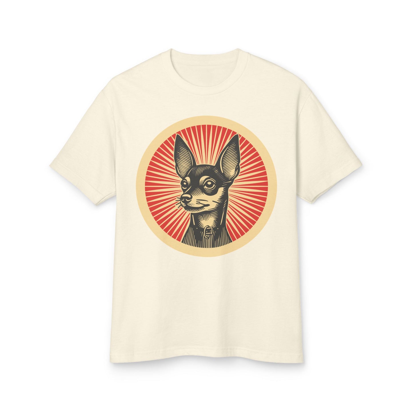 Miniature Pinscher Heavyweight Cotton T-Shirt for Adults