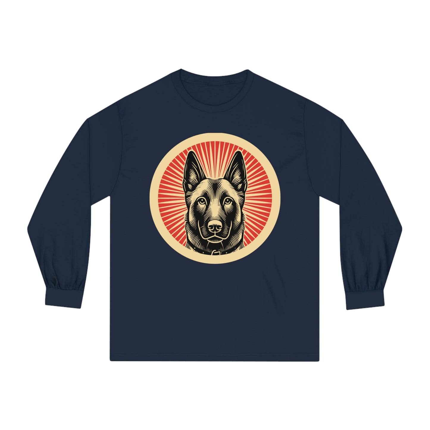 Belgian Malinois Long Sleeve Tee for Adults
