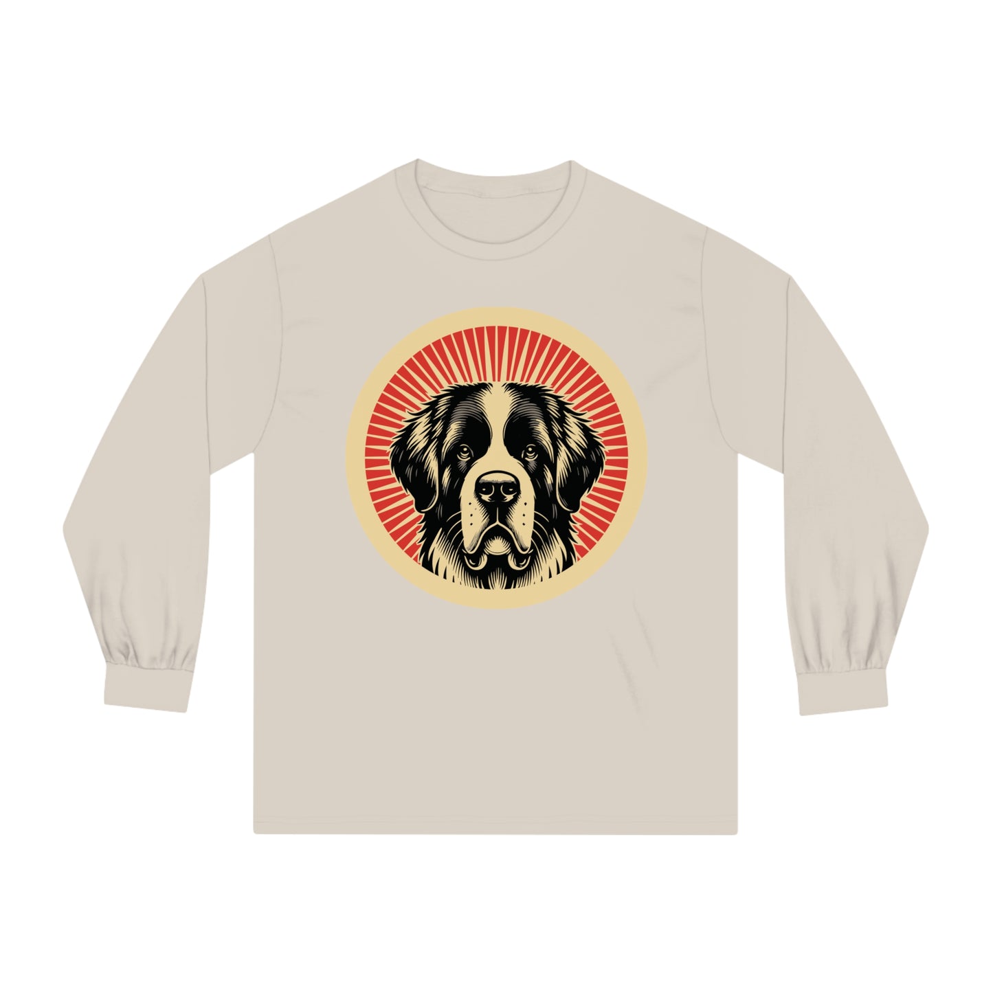 Saint Bernard Long Sleeve Tee for Adults