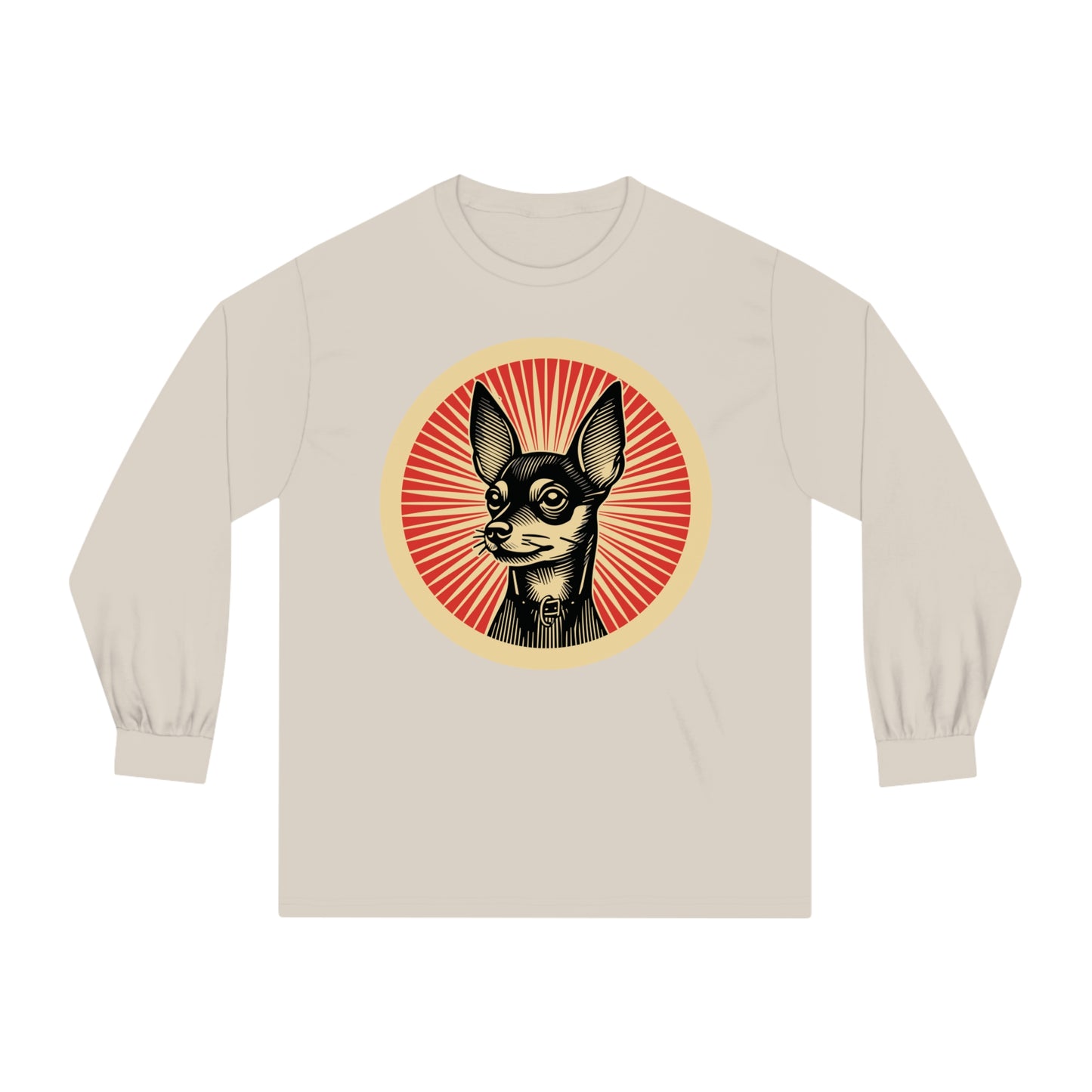 Miniature Pinscher Long Sleeve Tee for Adults