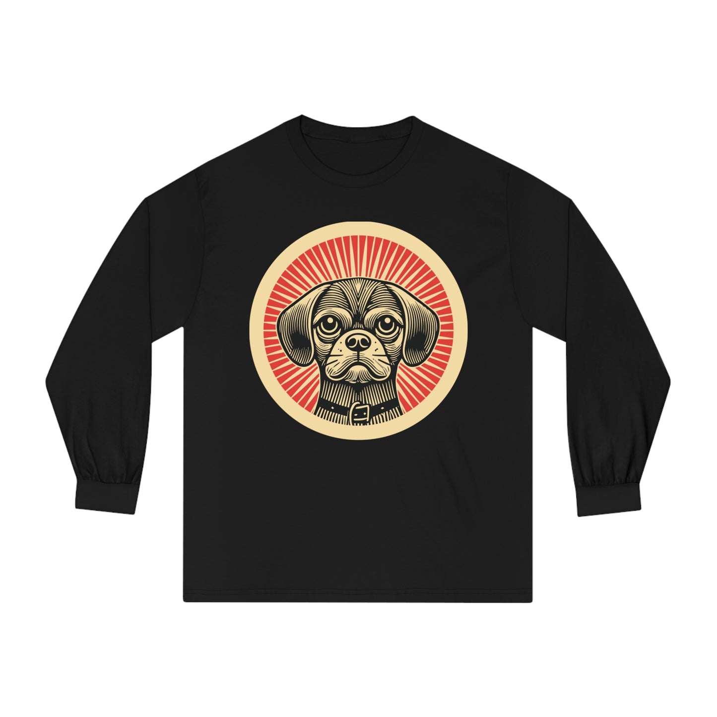 Puggle Long Sleeve Tee for Adults
