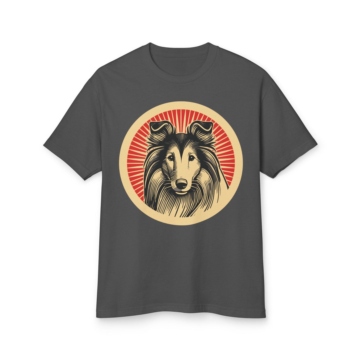 Collie Heavyweight Cotton T-Shirt for Adults