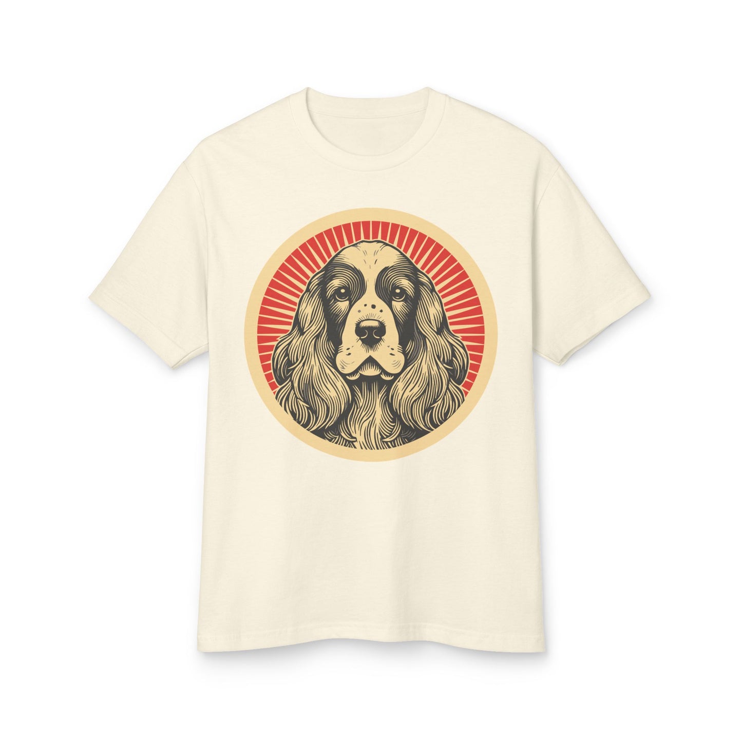English Cocker Spaniel Heavyweight Cotton T-Shirt