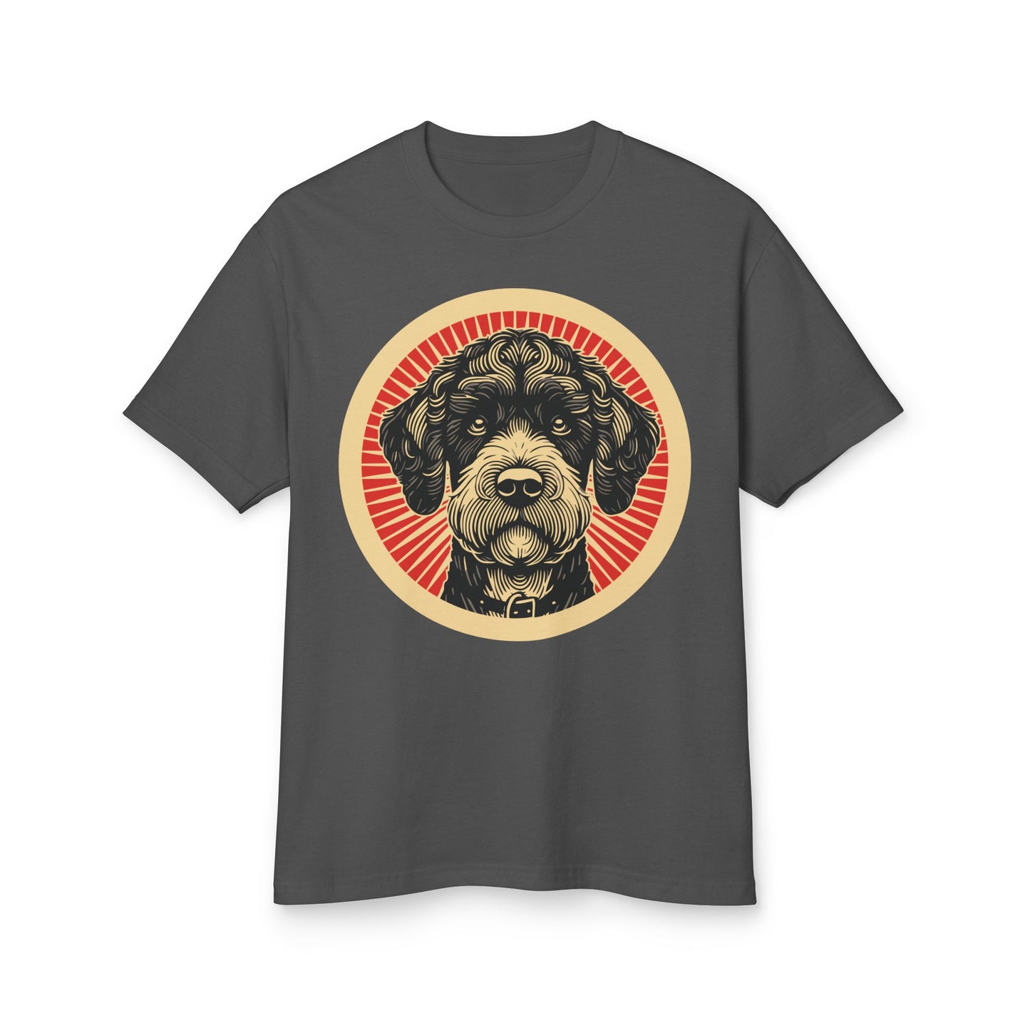 Boxerdoodle Heavyweight Cotton T-Shirt for Adults