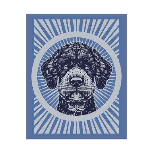 Boxerdoodle Art Print