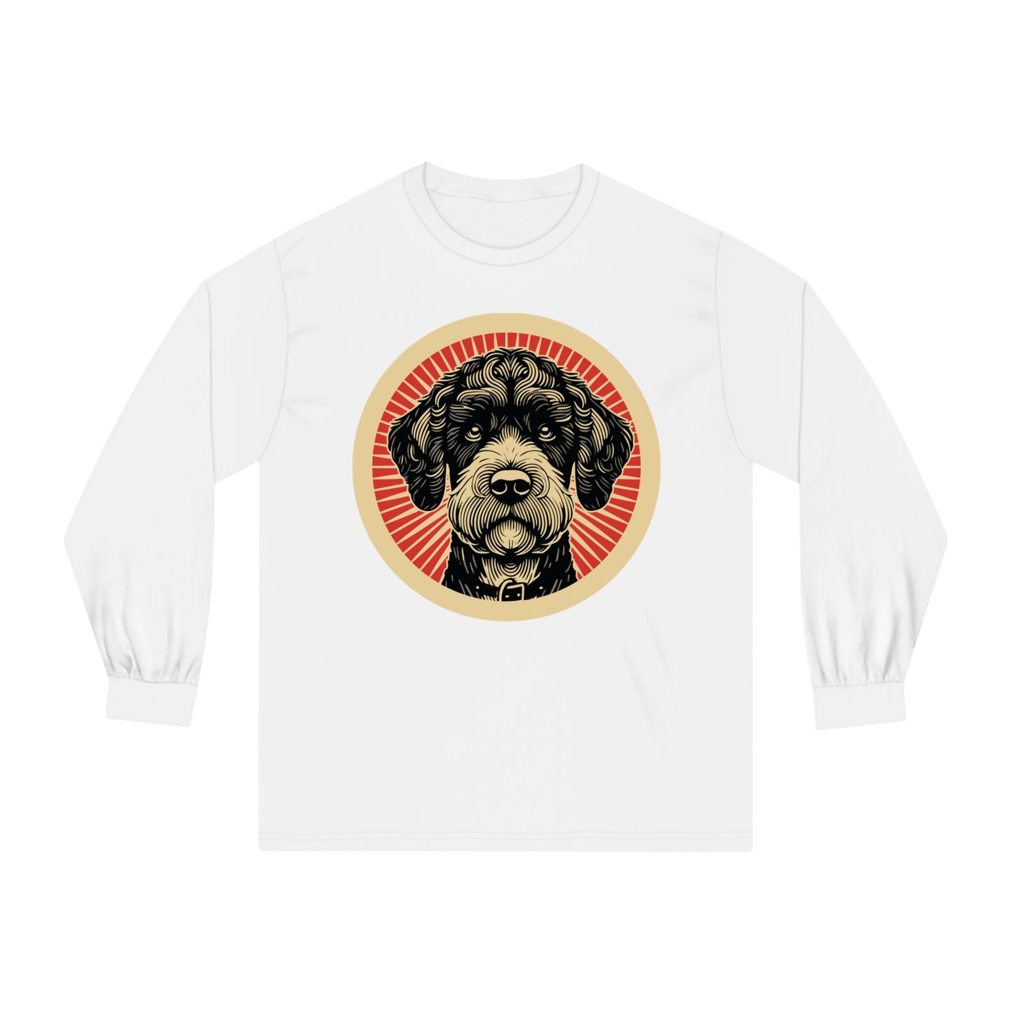 Boxerdoodle Long Sleeve Tee for Adults