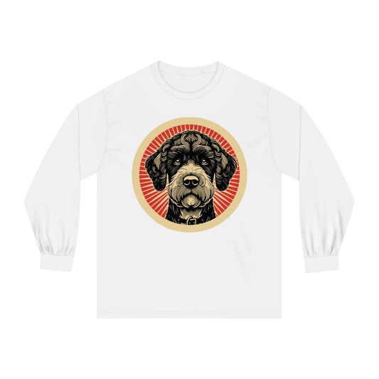 Boxerdoodle Long Sleeve Tee for Adults