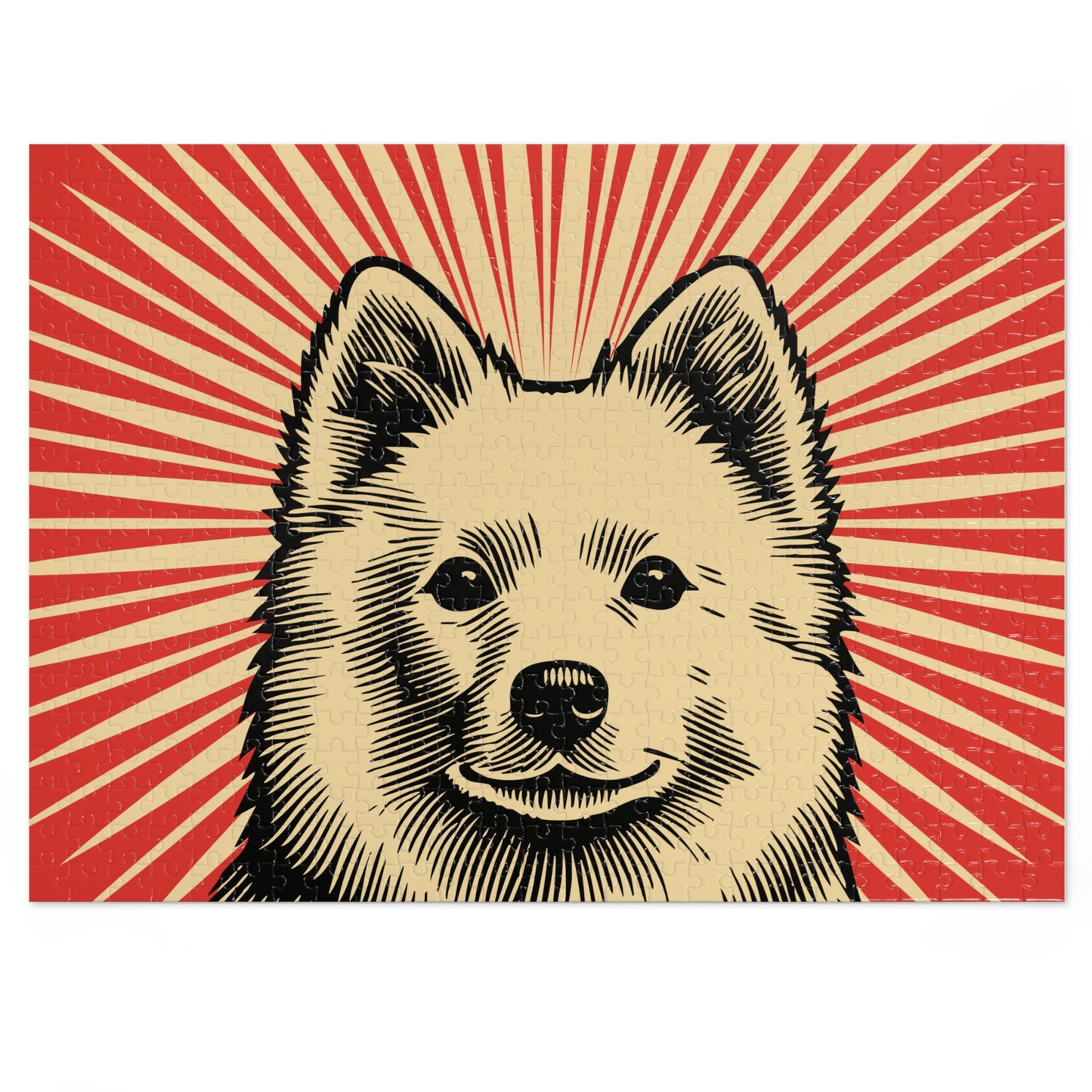 American Eskimo Dog Jigsaw Puzzle