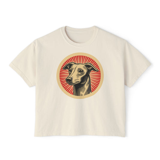 Italian Greyhound Boxy Tee for Women