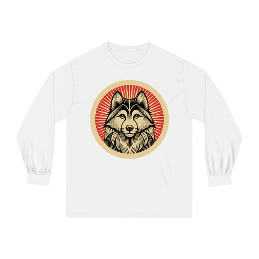 Alaskan Klee Kai Long Sleeve Tee for Adults