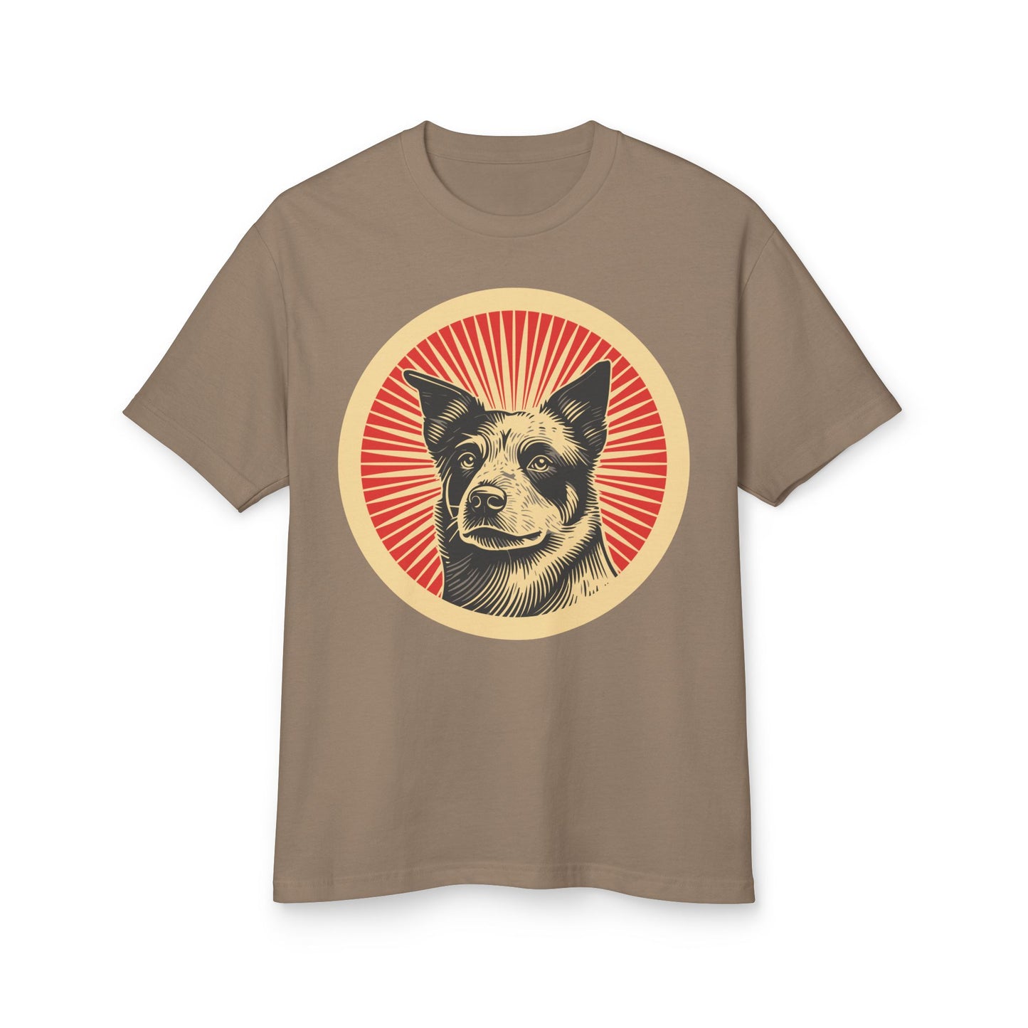Australian Cattle Dog Heavyweight Cotton T-Shirt for Adults