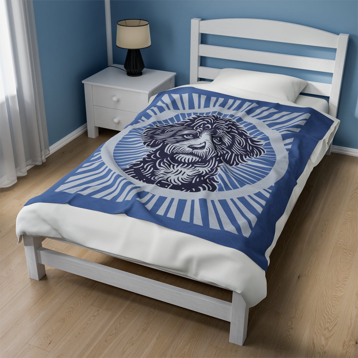 Bordoodle Blanket