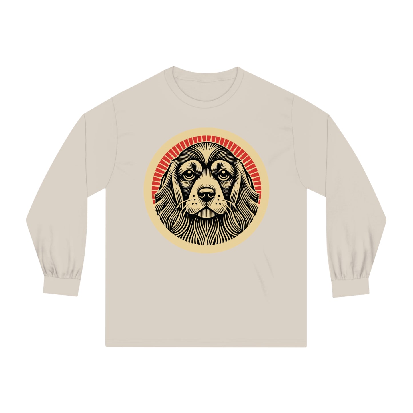Cocker Spaniel Long Sleeve Tee for Adults