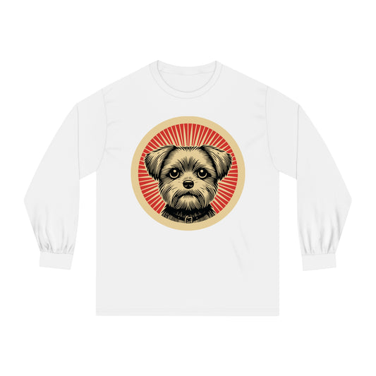 Shorkie Long Sleeve Tee for Adults
