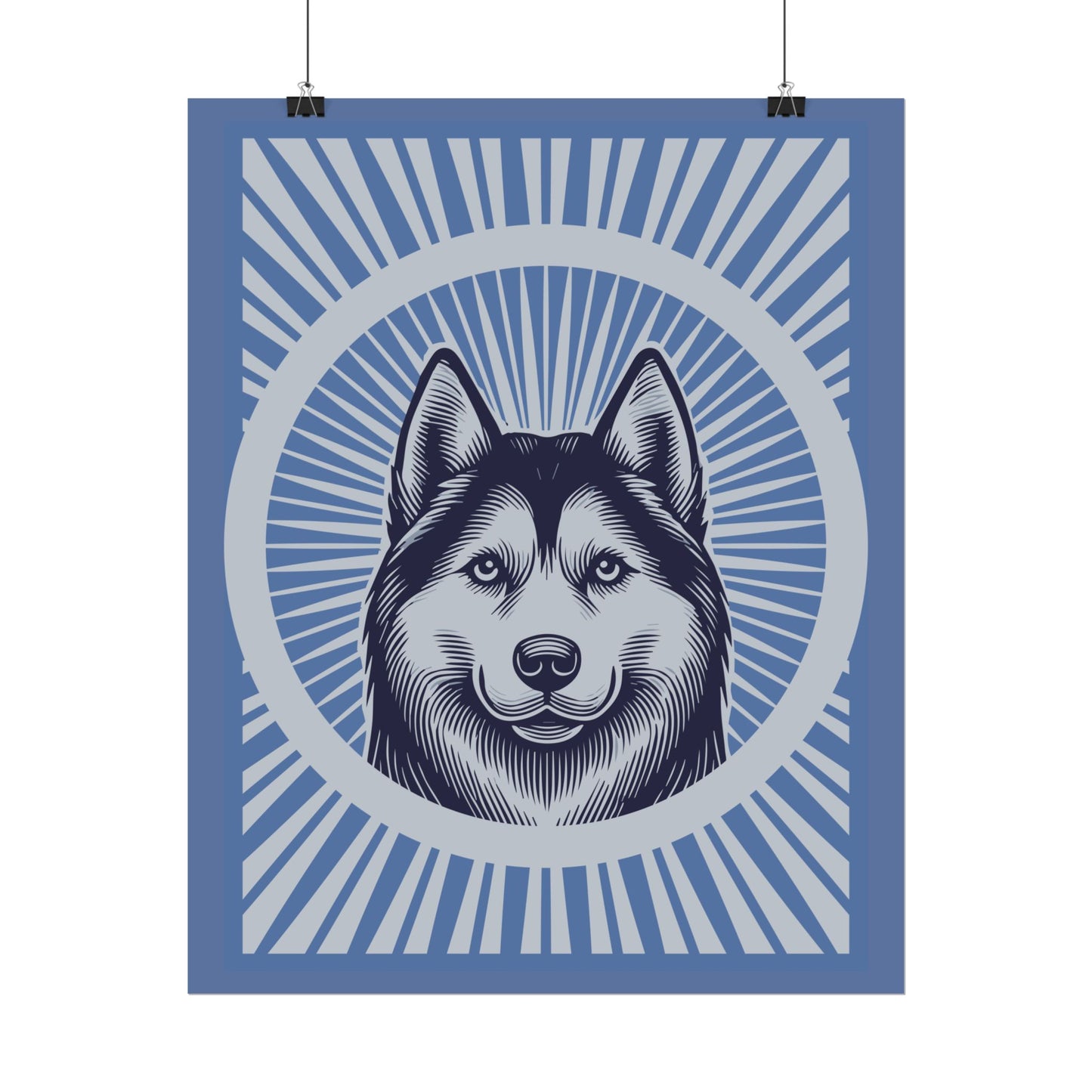 Siberian Husky Art Print