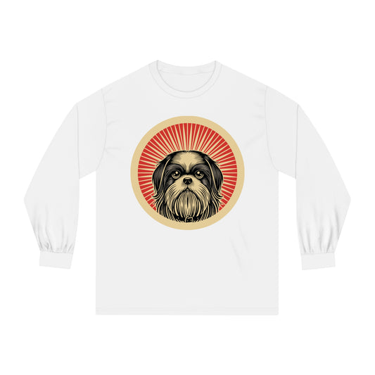 Shih Tzu Long Sleeve Tee for Adults