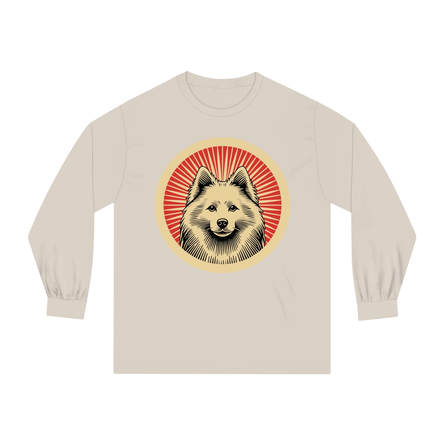 American Eskimo Dog Long Sleeve Tee for Adults