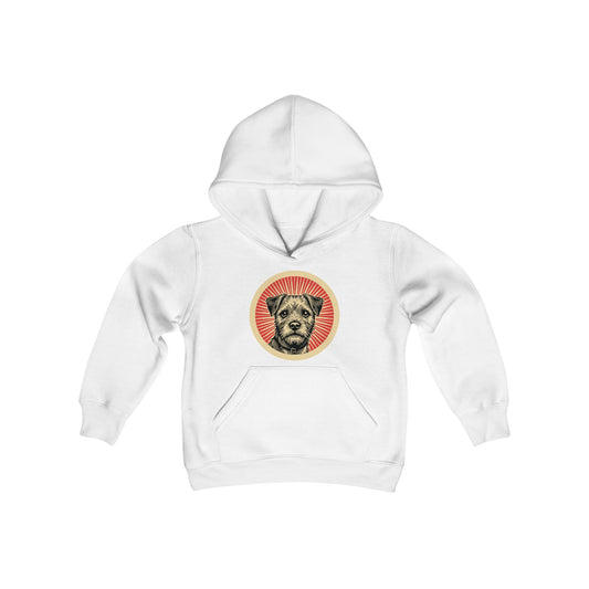 Border Terrier Heavy Hoodie for Kids