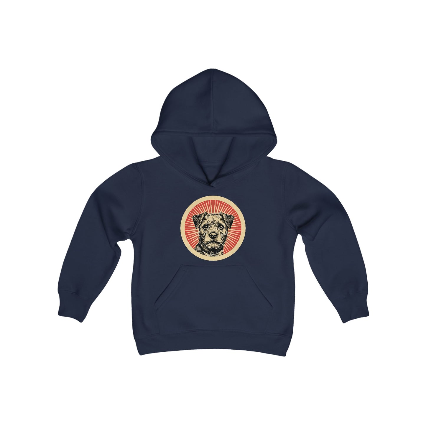 Border Terrier Heavy Hoodie for Kids