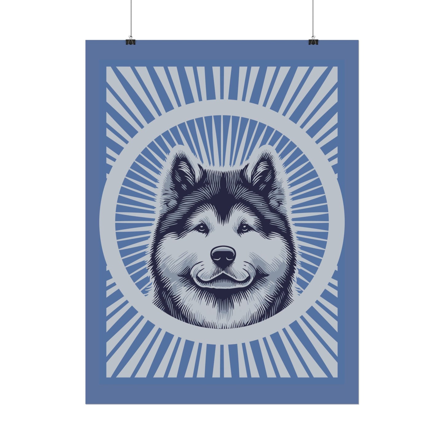 Akita Art Print