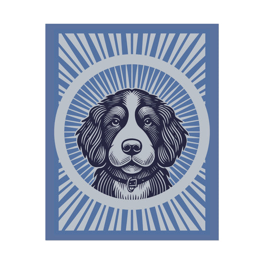 Bernedoodle Art Print