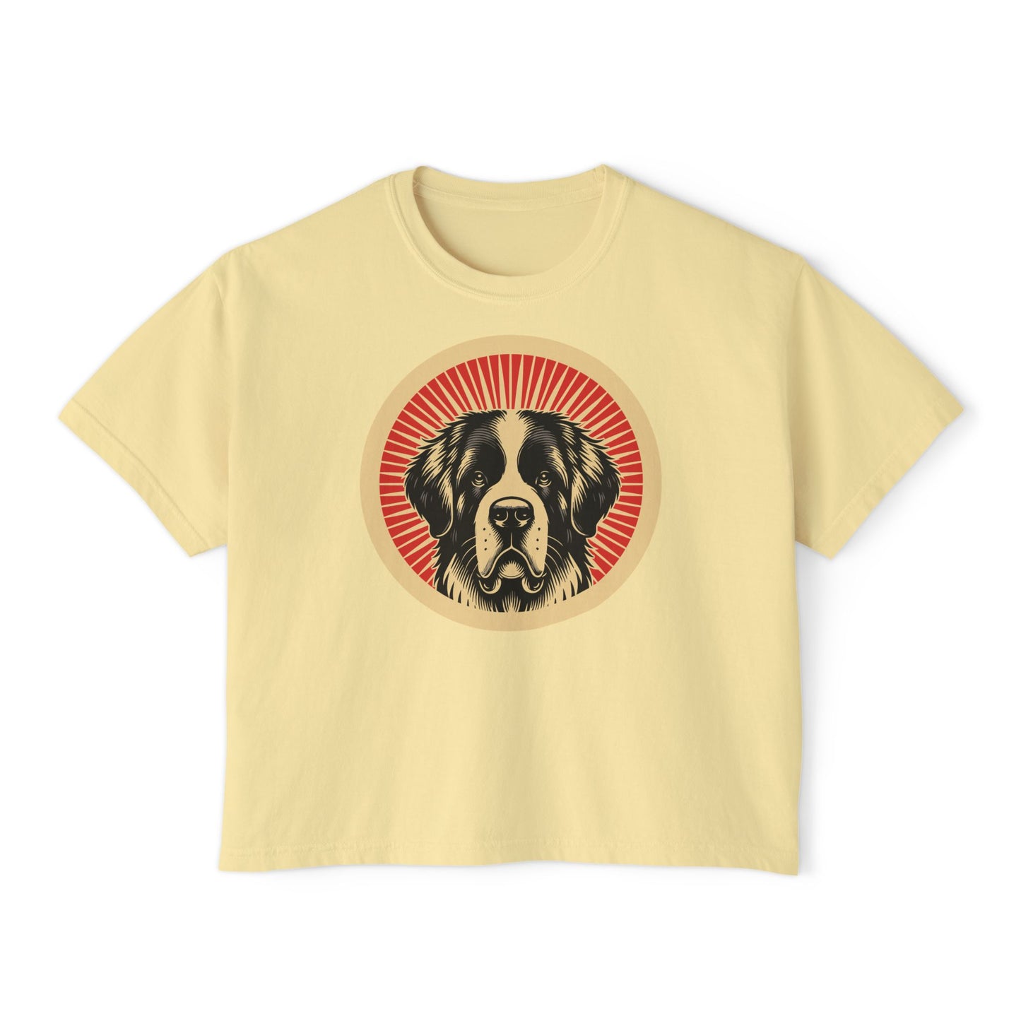 Saint Bernard Boxy Tee for Women