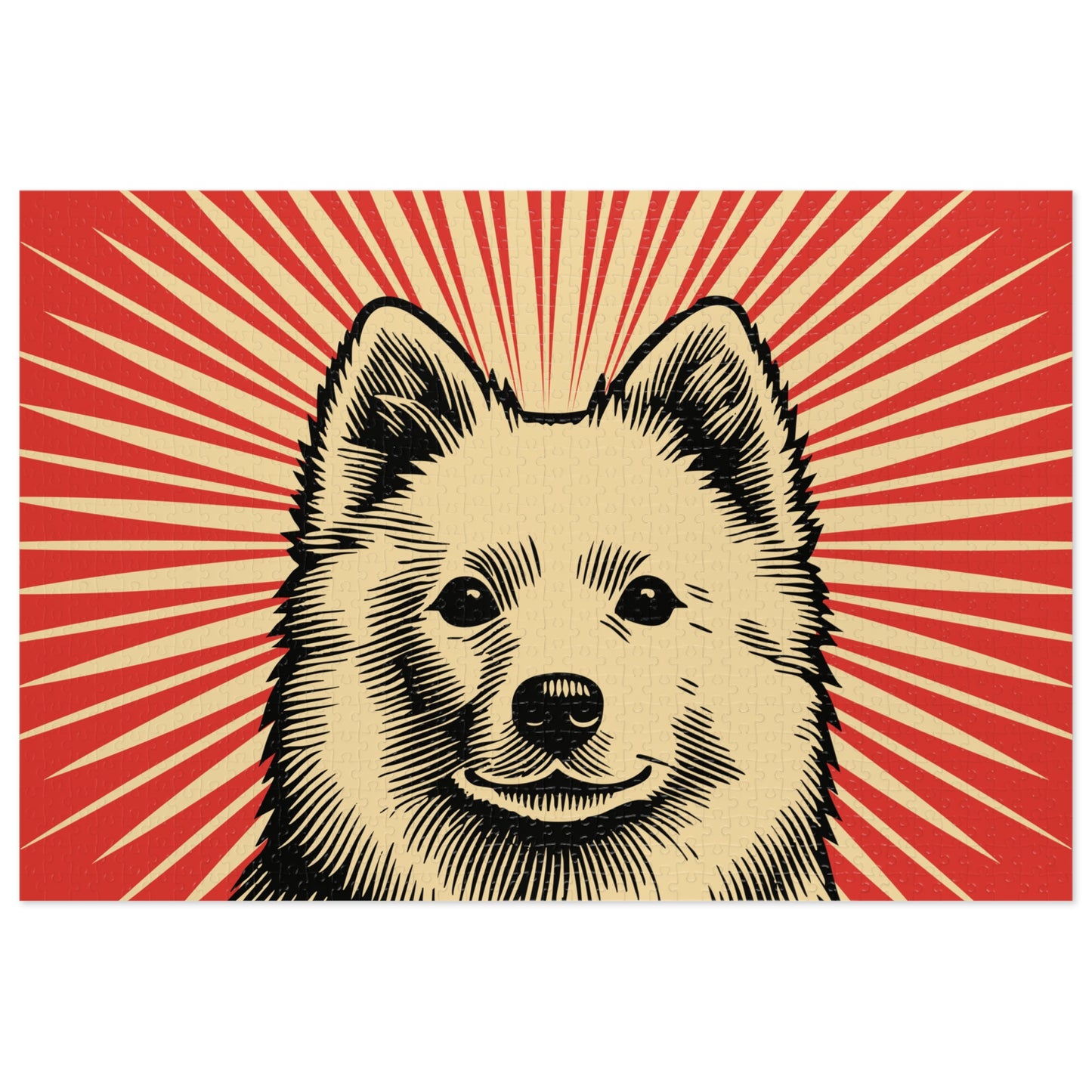 American Eskimo Dog Jigsaw Puzzle