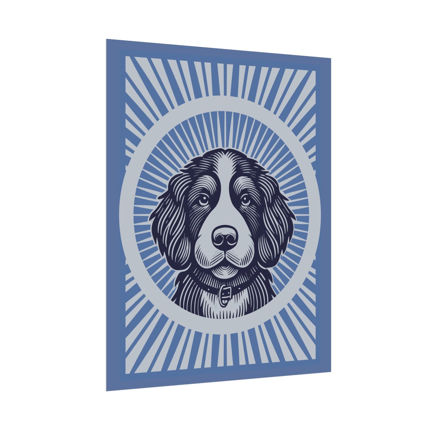 Bernedoodle Art Print