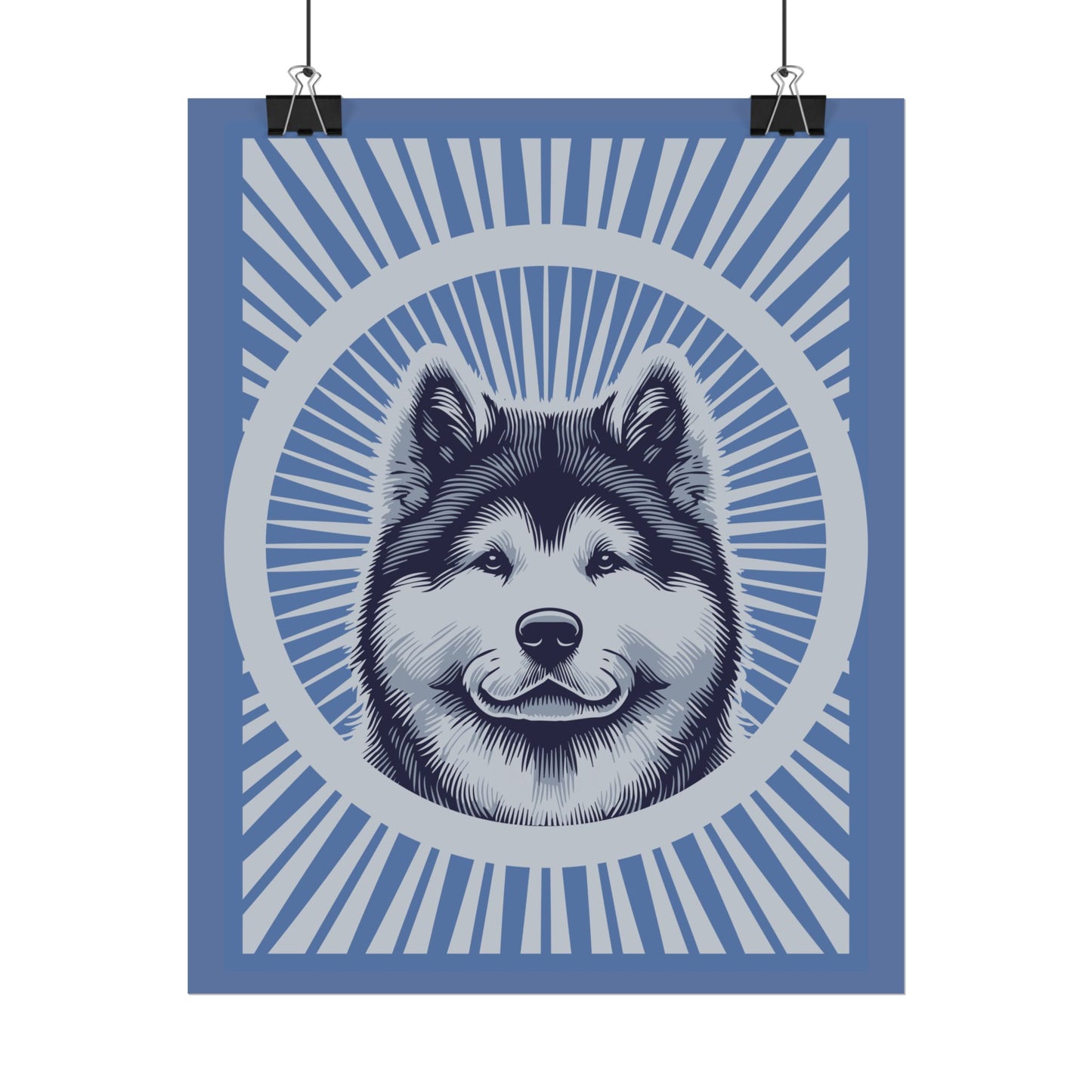 Akita Art Print