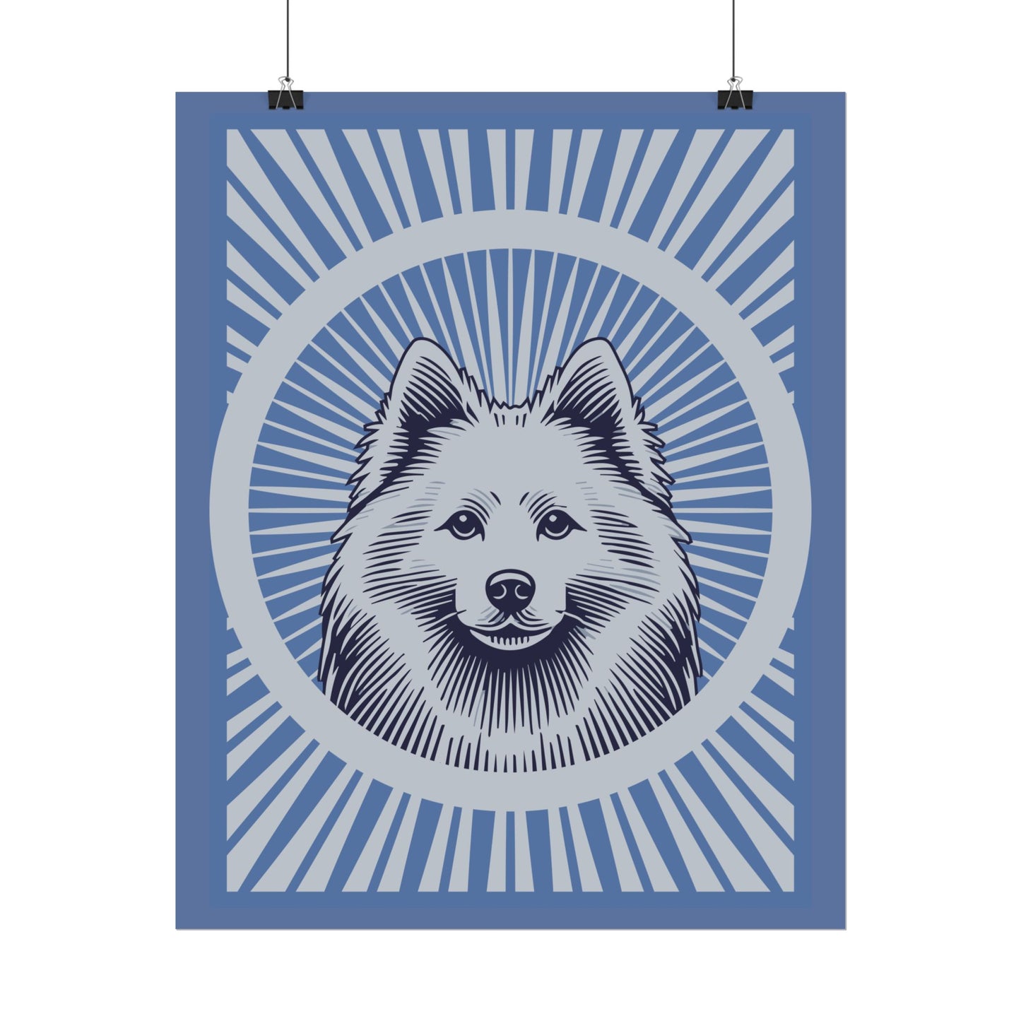 American Eskimo Dog Art Print